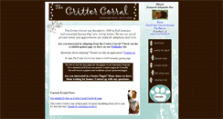 Desktop Screenshot of crittercorral.org